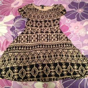 Aztec print dress