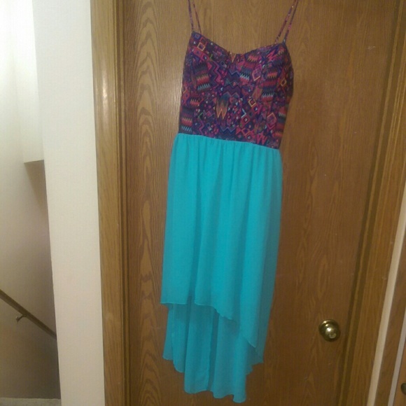 Aztec High Lo Dress