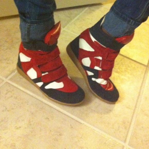 Wedge sneakers