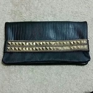 Black and gold clutch