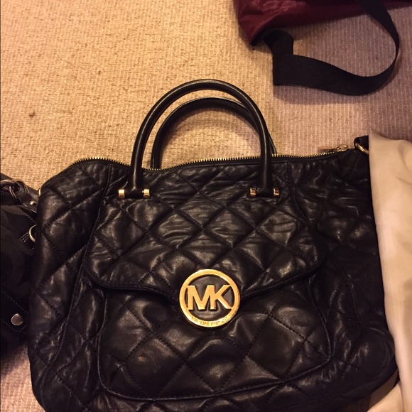 Michael Kors quilted leather handbag