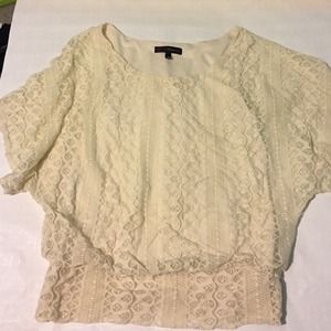 Brandy Melville style off the shoulder lace top