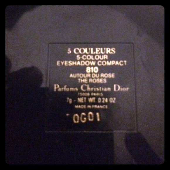 Christian Dior palette eye shadow