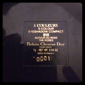 Christian Dior palette eye shadow