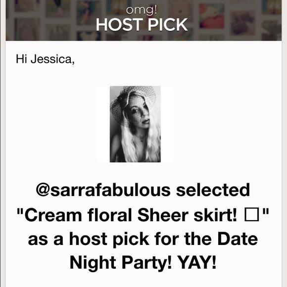 ๐ซ SOLD ๐ซ Cream floral skirt! - Picture 4 of 4