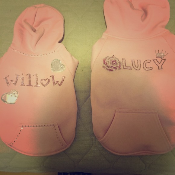 Custom Swarovski crystal dog hoodies - Picture 1 of 3