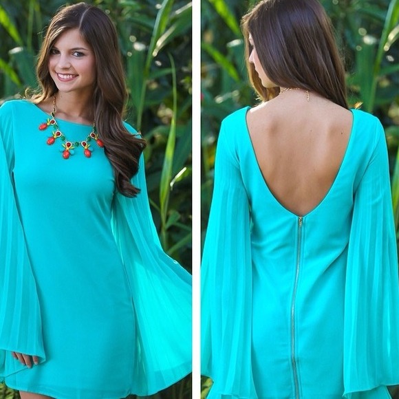 Sexy Aqua dress