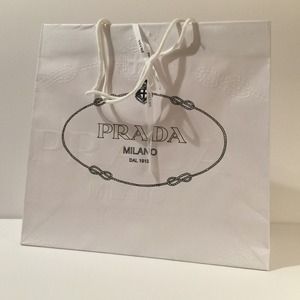 Prada shopping bag