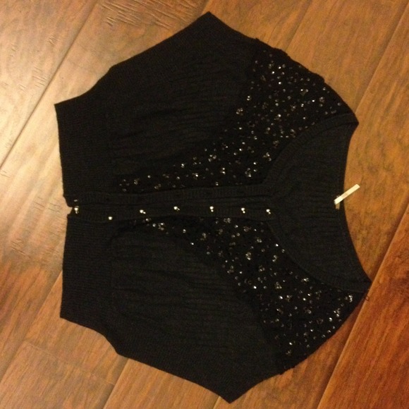 Free People lacy batwing sweater - Picture 3 of 4