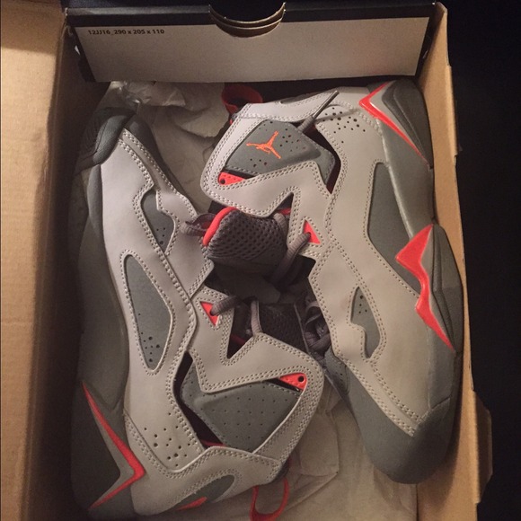 Orange Jordan True Flights