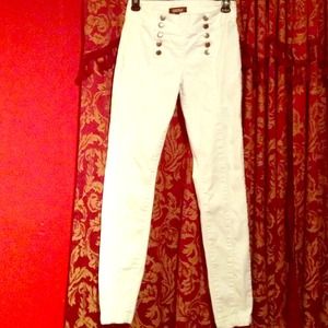 Forever 21 High waisted white jeans***