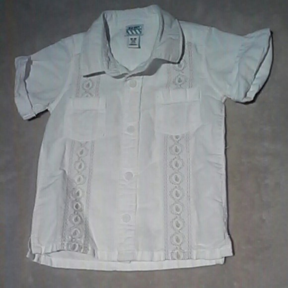 White dressy toddlers shirt