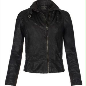 All Saint Black Leather Jacket OPEN TO OFFERS !!