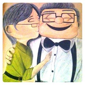 Up movie painting