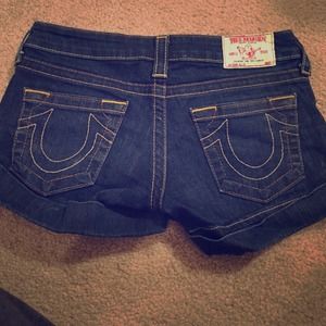 True religion Jean shorts 26