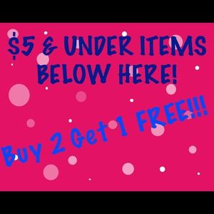 LOOK FOR ITEMS $5 or LESS BELOW THIS LISTING!