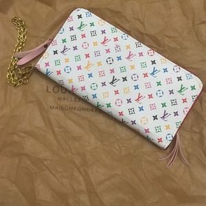 LV Multicolor Clutch
