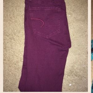 Maroon Jeggings