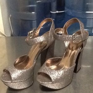 Silver Bling Heels