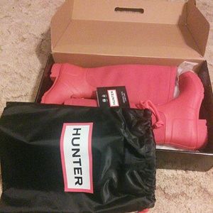 Original Tour Canvas Hunter rain boots (Red)