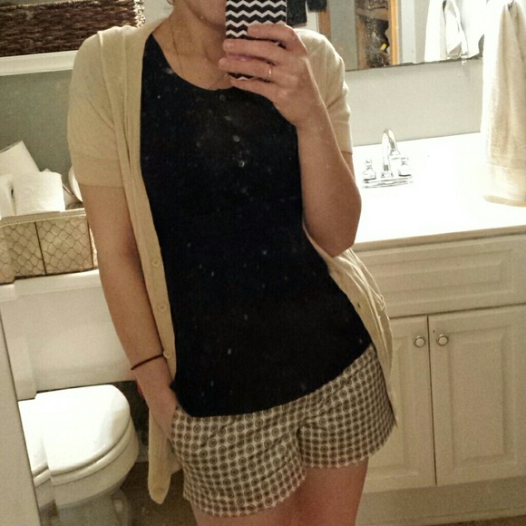 J.crew cardigan,shirt, and shorts. - Picture 2 of 2
