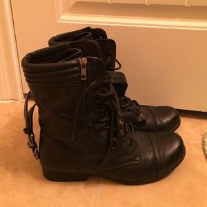 Black Combat Boots