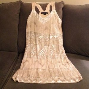 French Connection Flapper-Style Beaded Mini