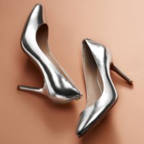 Brand new coach silver heels