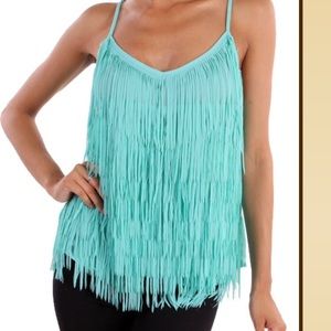 Size lrg Fringe top. Brand new never wore