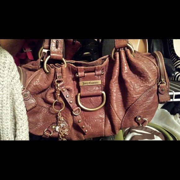 Gucci green leather and Juicy is brown leather