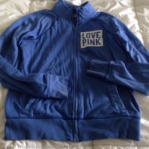 PINK zip up sweatshirt