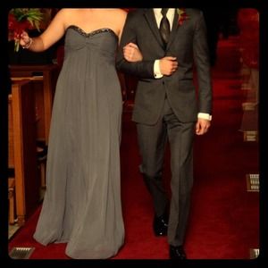 Gray (Pewter) full-length dress