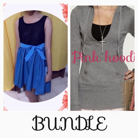 ❗BOGO FREE️❗pink hoodie and dress