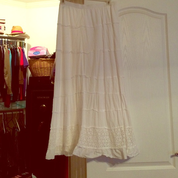 White Maxi Skirt