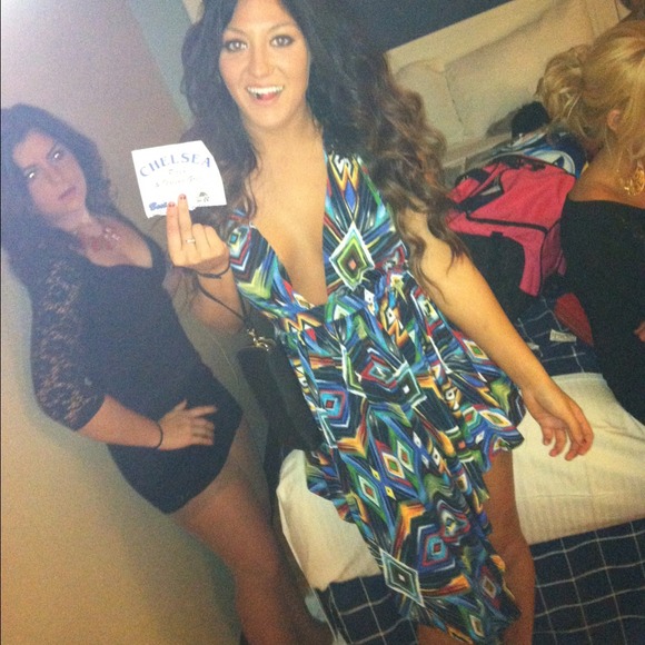 Multi colored dress!