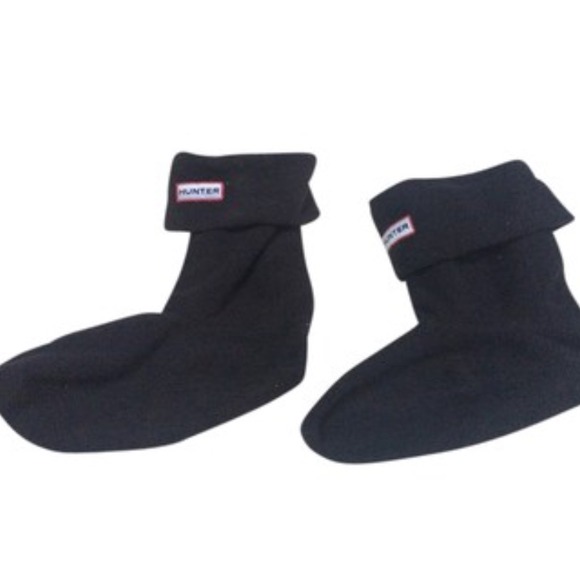 Hunter Black Welly Short Boots