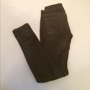 army green Seven skinny jeans