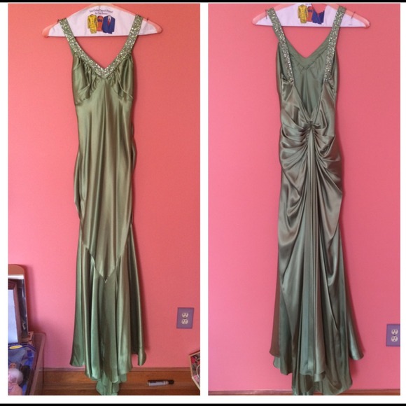 Gorgeous Cache Long Dress with Sequin Detail