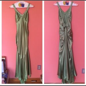 Gorgeous Cache Long Dress with Sequin Detail