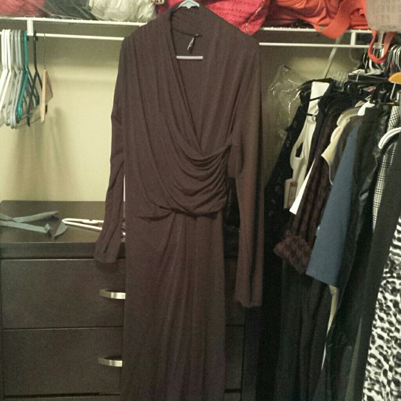 Worn once wrap style dress
