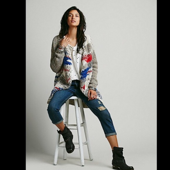 💜bundled Free People Fireworks Cardigan