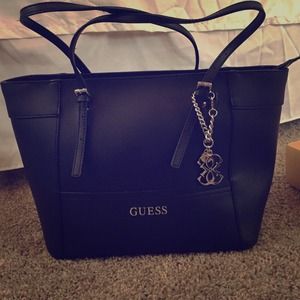 Black guess tote