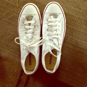 White converse.