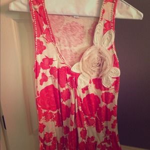 Anthropologie sleeveless top
