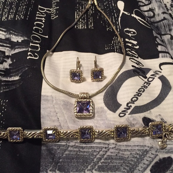 Brighton amethyst set