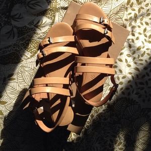 The Strappy Buckle Sandal by Madewell
