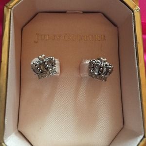 Juicy Couture crown earrings 👑