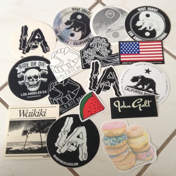 brandy melville stickers bundle