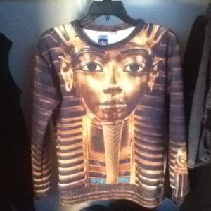 King tut 3D print sweatshirt