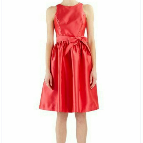 (Sold) Sleeveless knee length dress in pink